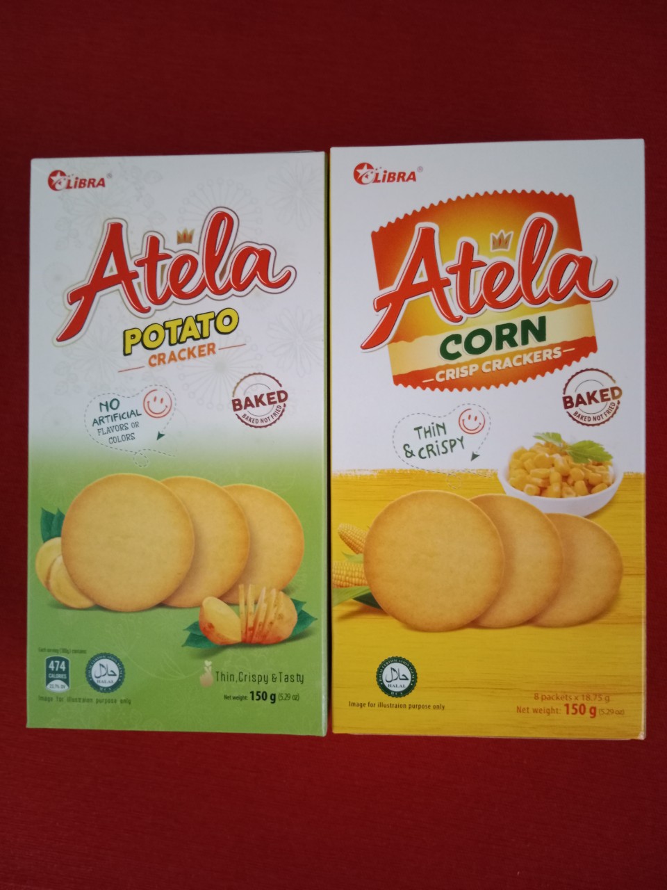 Bánh bắp giòn Atela 230g (chay ,mặn đều dùng được)