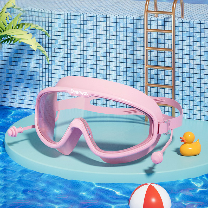OEM Adult swimming goggles, HD swimming goggles, waterproof and anti-fog swimming goggles, large frame swimming goggles, adult swimming goggles