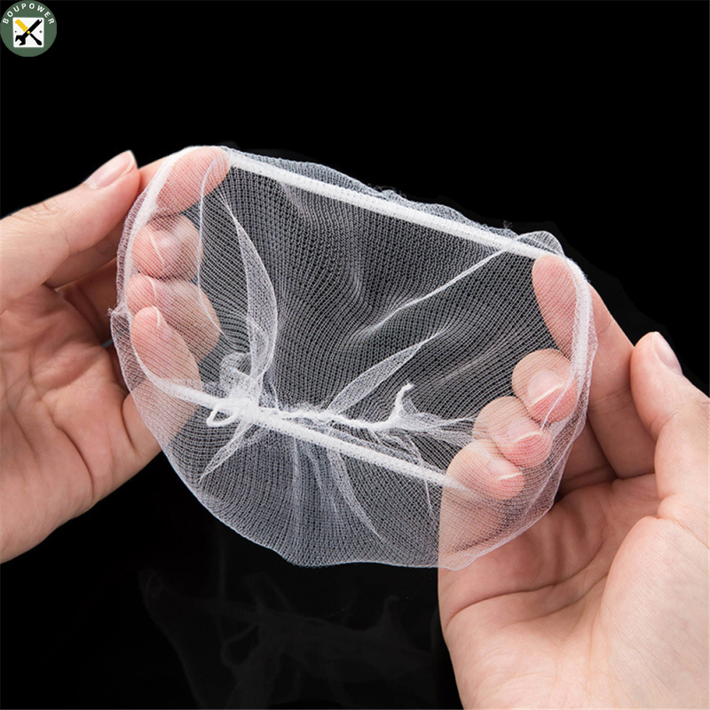 Boupower new！30 Pcs/set Kitchen Sink Drain Hole Mesh Bag Trash Strainer Disposable Garbage Filter