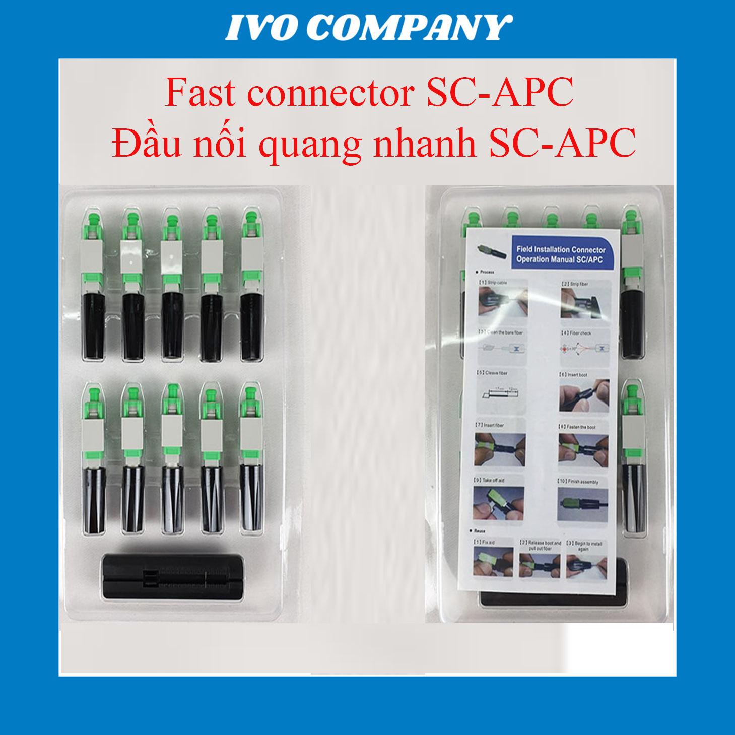 Đầu Nối Nhanh Fast Connector GPON SC/APC