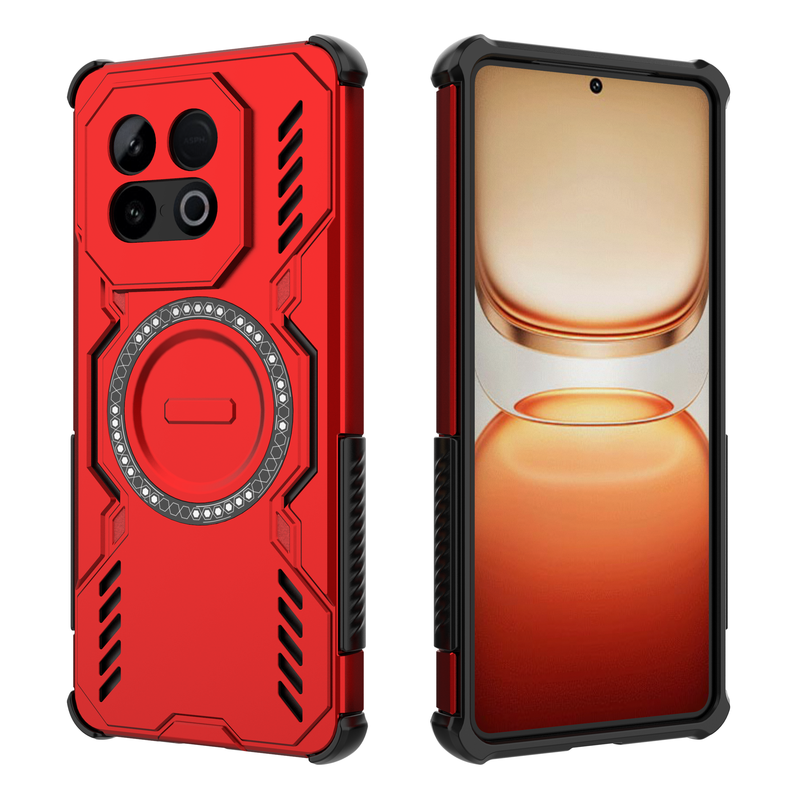 Vivo IQOO Z10 Turbo Magnetic Phone Case, Strong Magnetic Heat Dissipation Phone Case Cover for Vivo IQOO Z10 Turbo.
