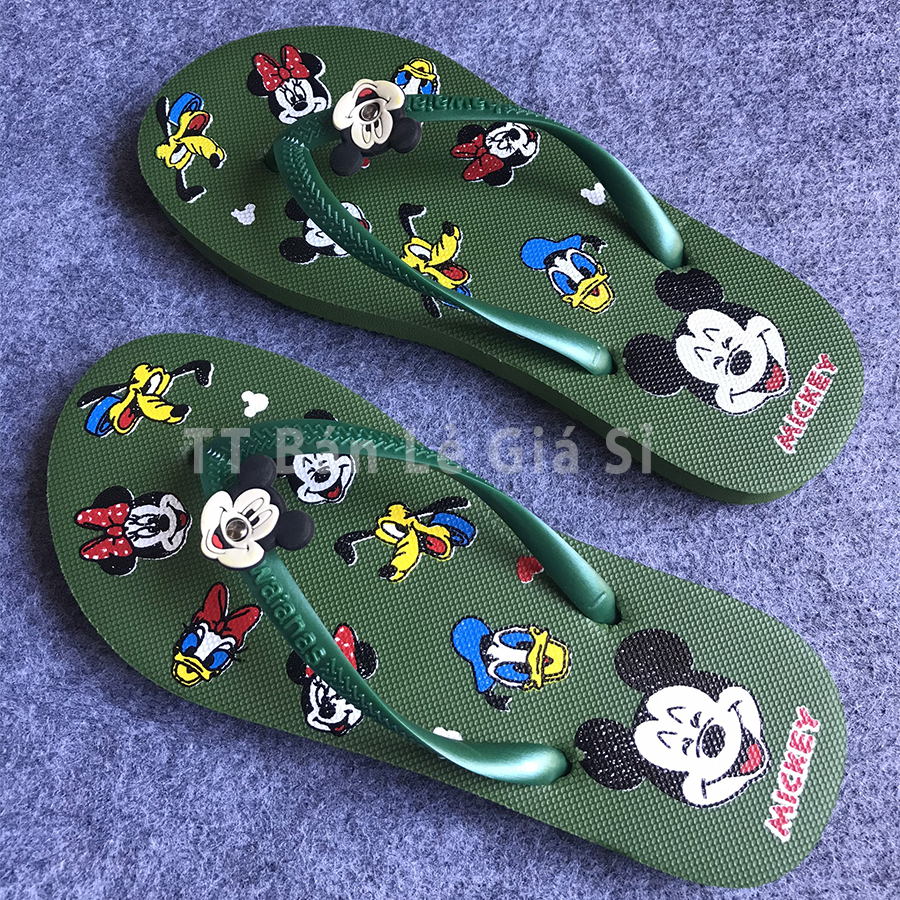 Dép quai kẹp nữ hình Mickey dễ thương