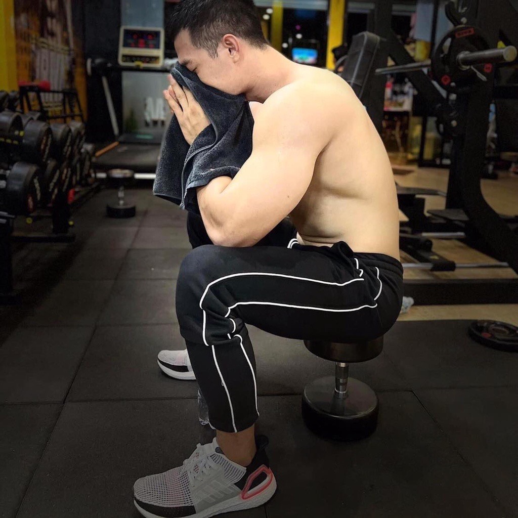 Quần thể thao 2 sọc suông unisex