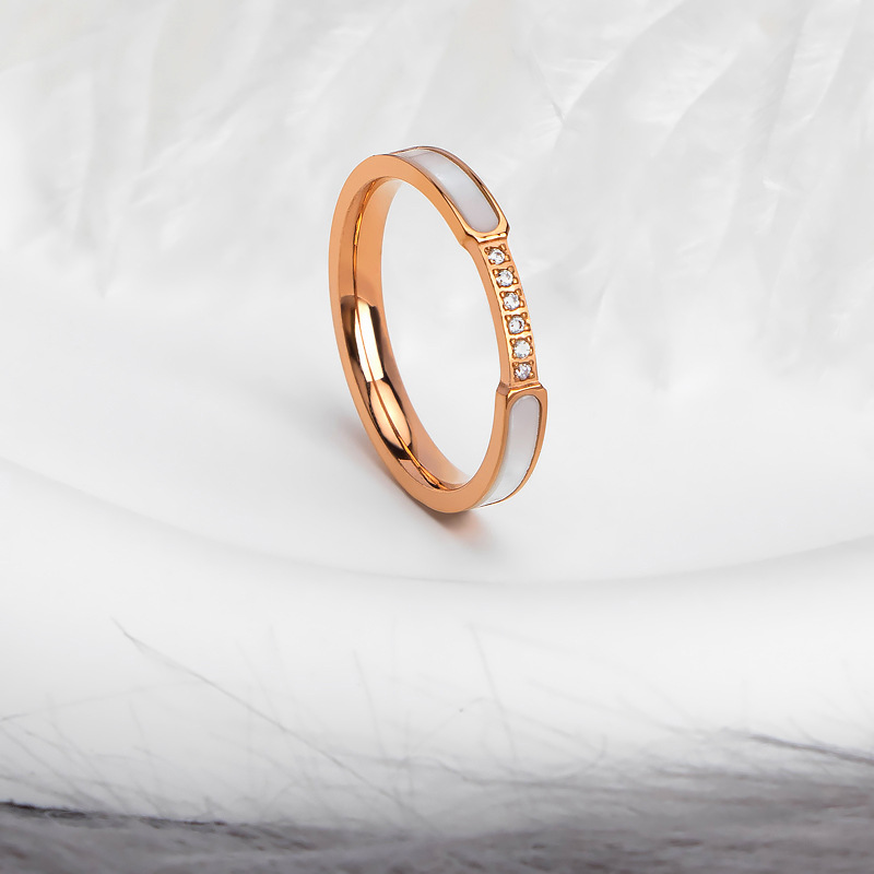 [FREESHIP + ÁP MÃ GIẢM SÂU ĐẾN 8%] Nhẫn titan đá xà cừ J5-305 - CAM KẾT KHÔNG GỈ KHÔNG BAY MÀU - BẢO HÀNH 12 THÁNG