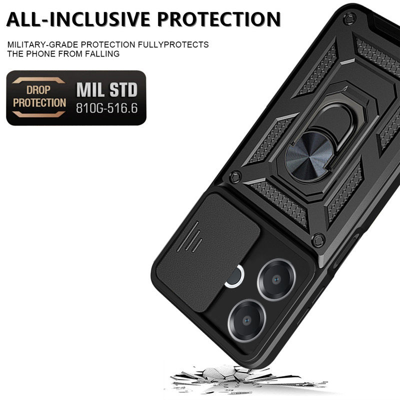 For OPPO A5 Pro 5G Case Armor Ring Adsorb Car Holder Shockproof Camera Protection Cover For OPPO A5 Pro Back cover Phone Cases. 