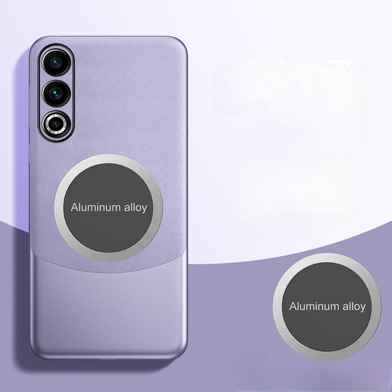 For Oneplus ACE 3V Phone case 360 Degrees Protection Leather Soft Border Anti-fingerprint Color Blocking Design Car Navigation Holder Ring For Oneplus ACE 3 Cover casing HP