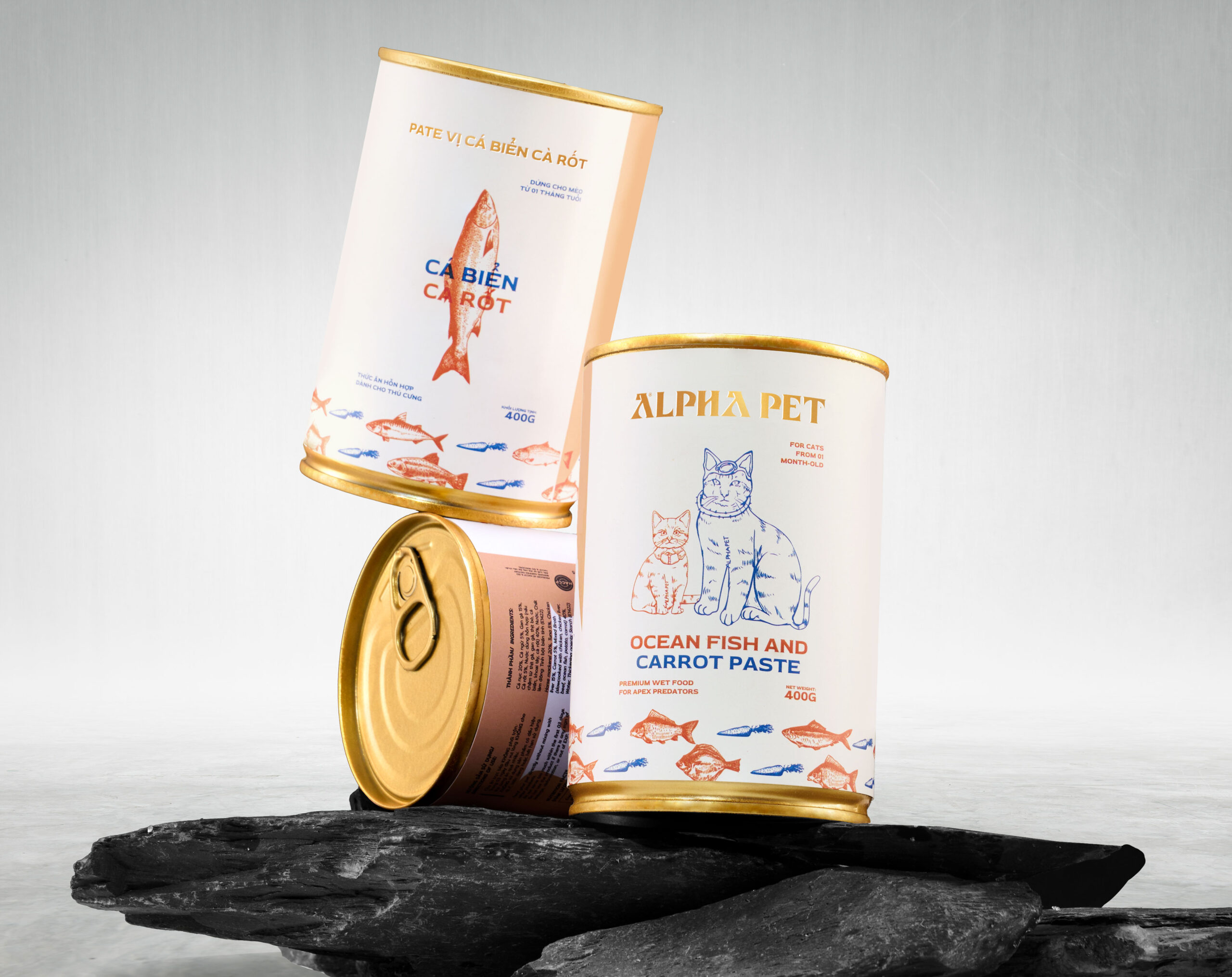 Pate alpha pet lon 400g cho mèo - pate cho mèo alpha pet 400g