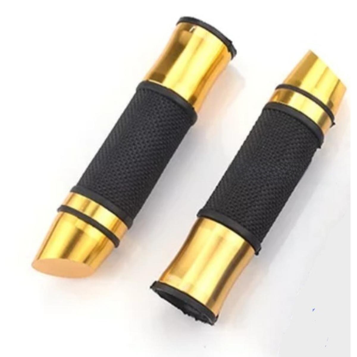 Universal Rizoma Handle Grips for all Motorcycle. Golden