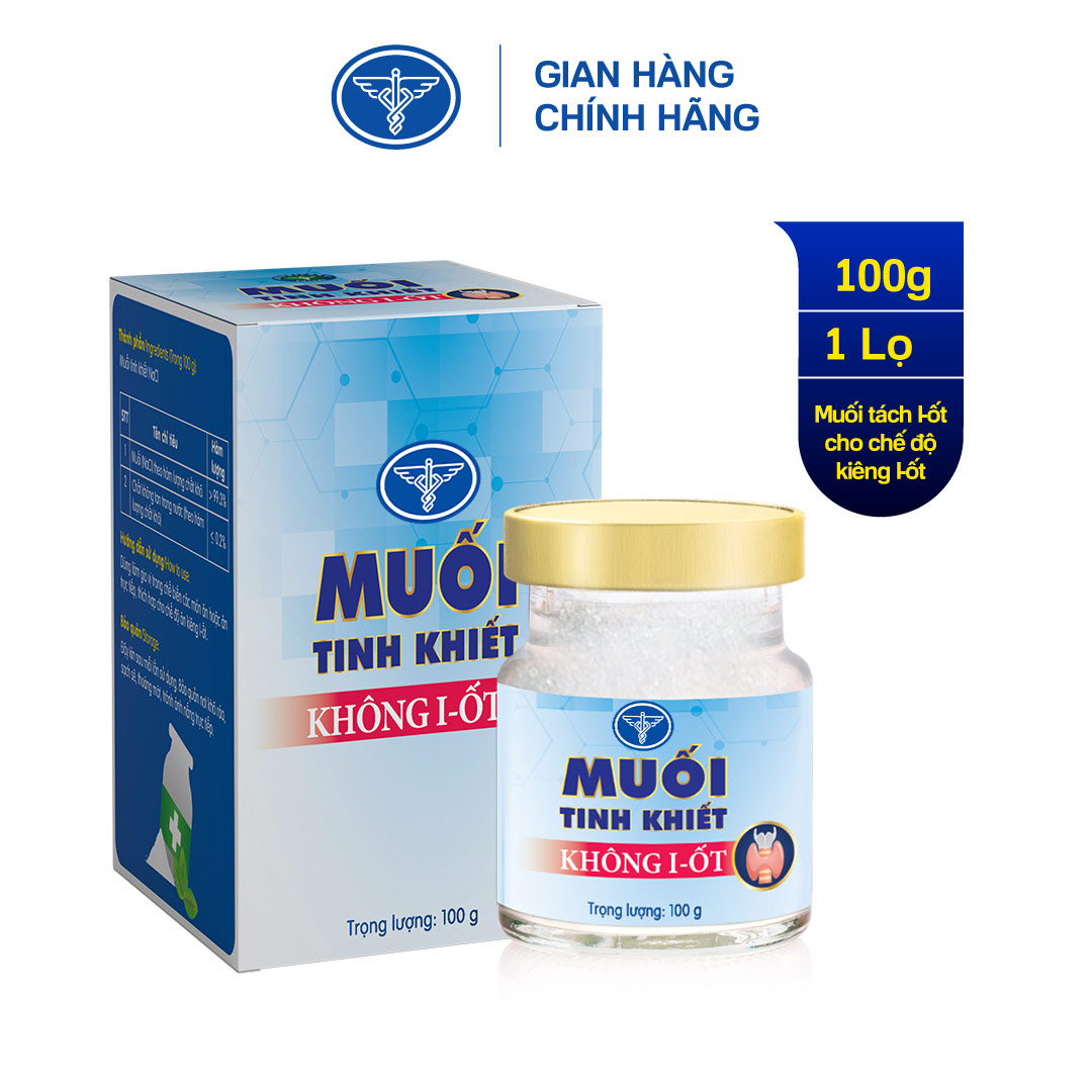 Combo 03 lọ muối tinh khiết không i- ốt