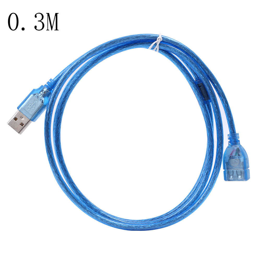 Usb 2.0 extension cable extender a male to female cord adapter data cable 2.0 extender cord for computer camera tv 300/150/30cm