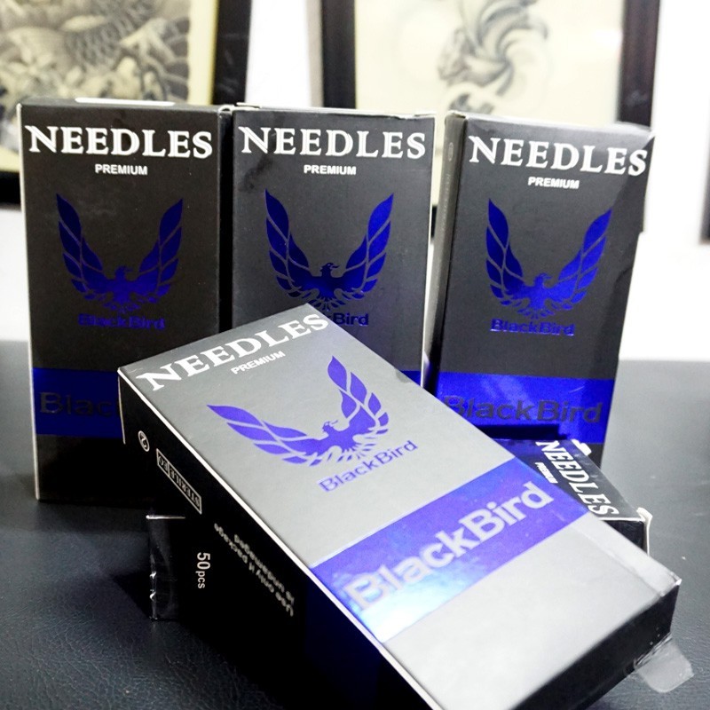 Kim xăm 7RL đi nét Black Bird ( 50 kim / 1 hộp )