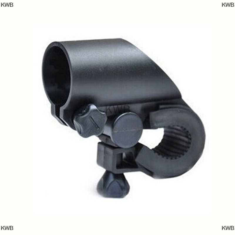 KWB Xách tay xe đạp ánh sáng đèn đứng chủ xe đạp xe đạp xoay Grip Led đèn pin Torch kẹp Clip núi Bracket phụ kiện