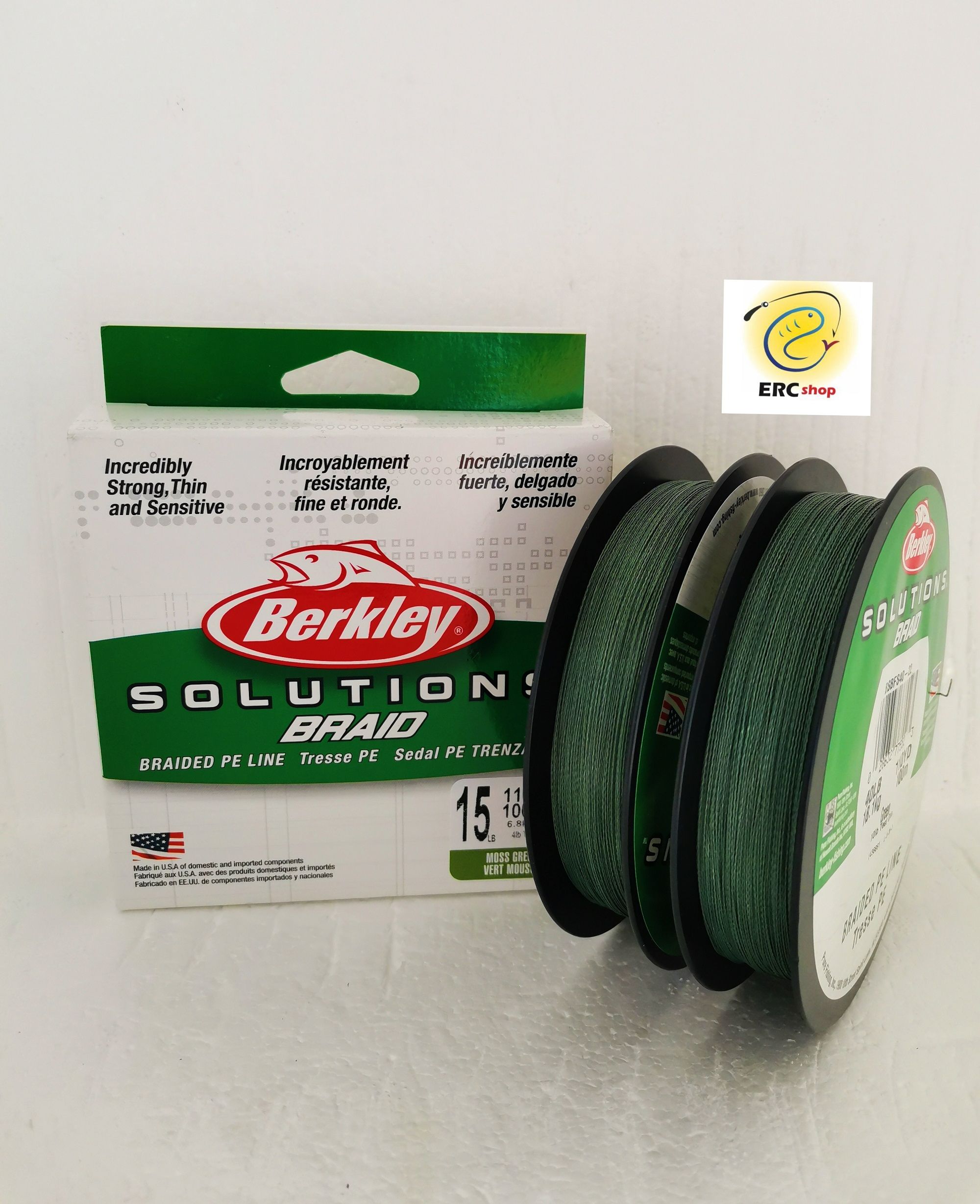BERKLEY SOLUTIONS Braid 100M/110YD Moss Green Solution Fishing Line