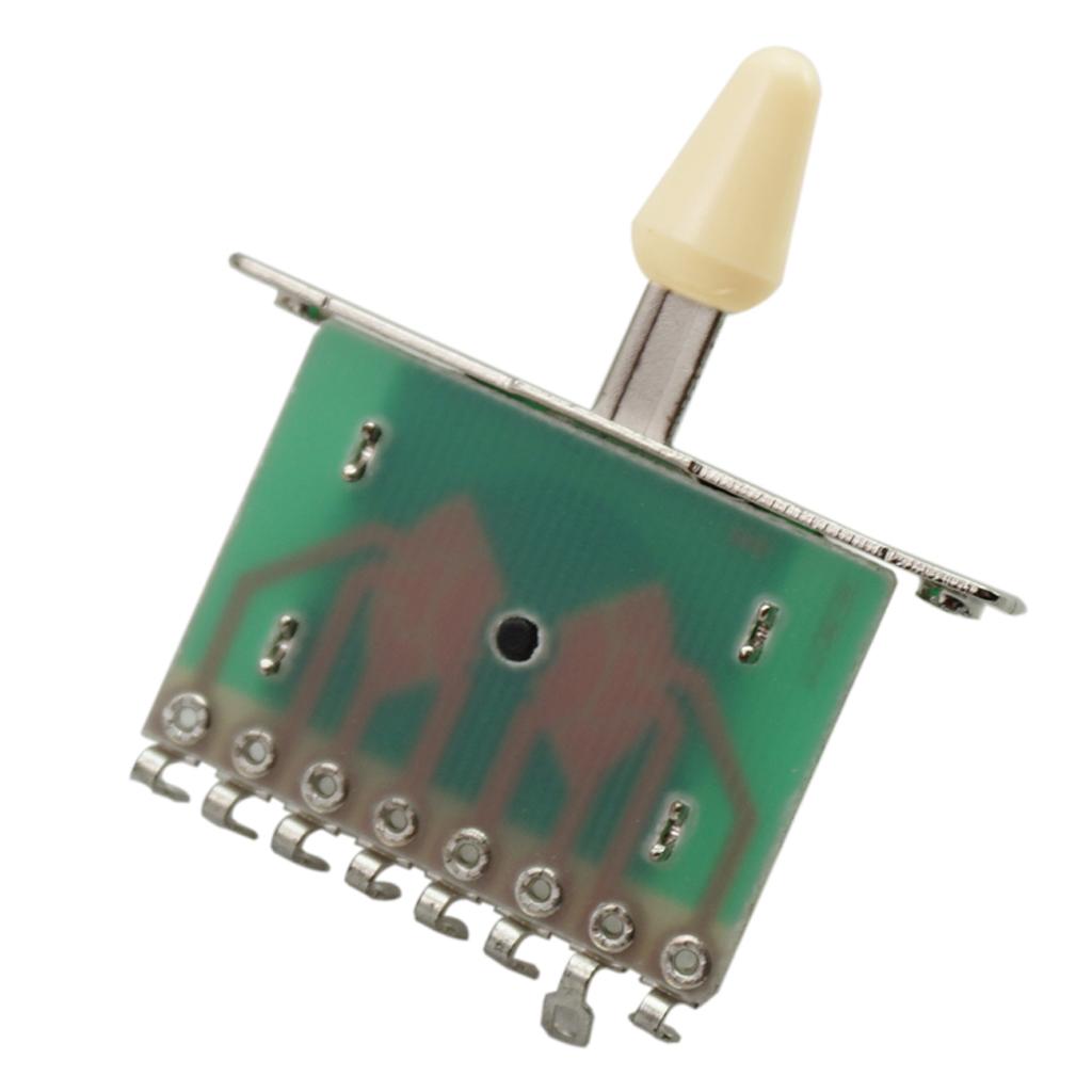 BNGUITAR Guitar 3 Way Pickup Selector Switch with Knob compatible