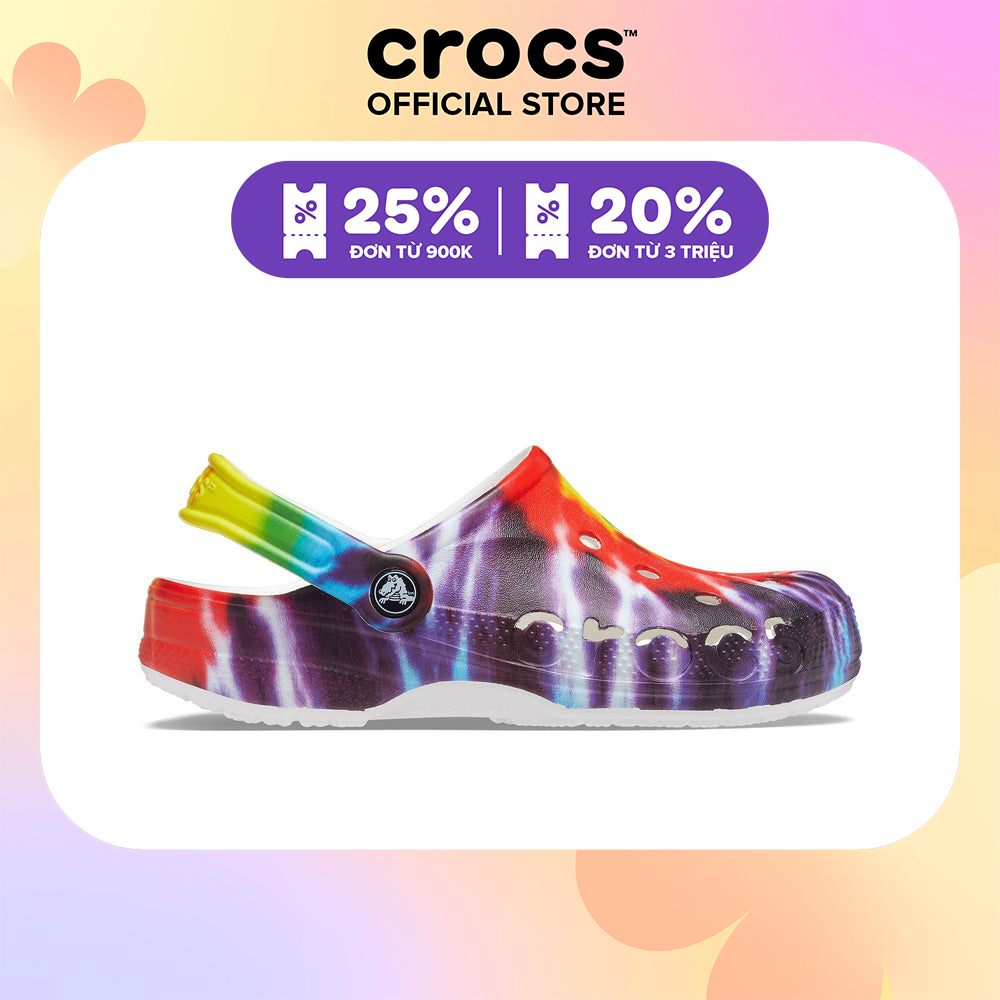 Giày Clog Unisex Crocs Tie Dye Baya - Multi - 206883-90H
