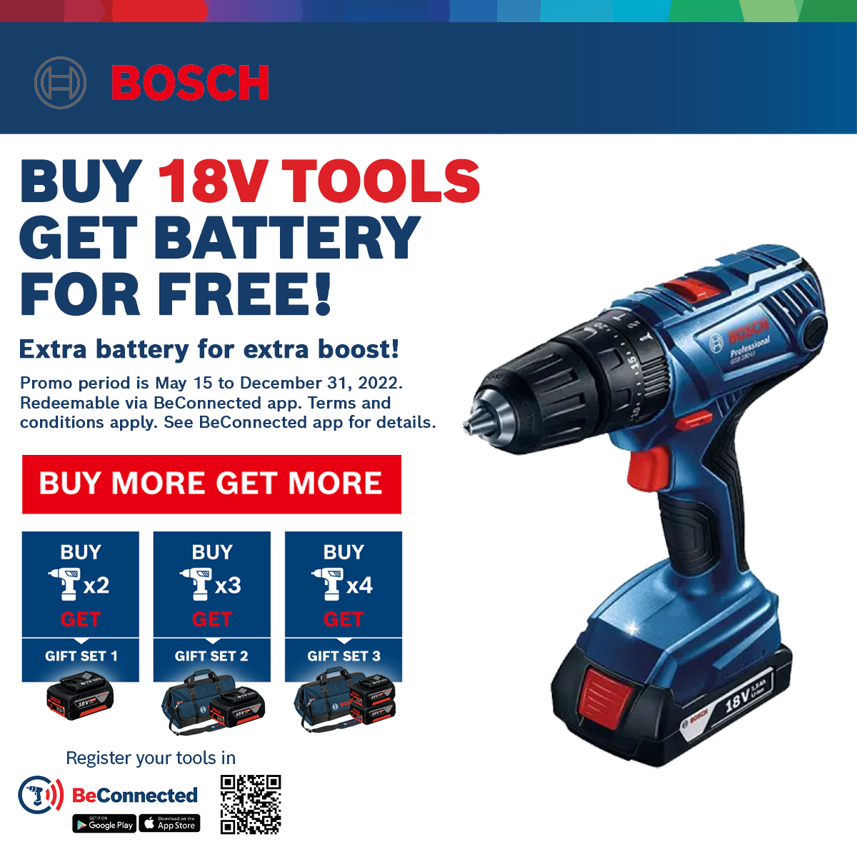 Bosch GSB 180-18V Cordless Impact Drill 