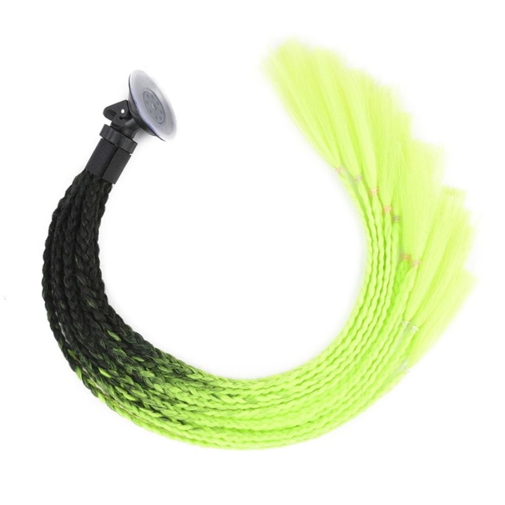 Yidia bẩn bím tóc gradient ponytail mũ bảo hiểm pigtail mũ bảo hiểm pigtail tóc đuôi ngựa với sucker chịu nhiệt xe máy đội mũ bảo hiểm phụ kiện xe máy mũ bảo hiểm kiểu tóc đuôi ngựa mũ bảo hiểm bím tóc bện mũ bảo hiểm bím tóc xe máy mũ bảo hiểm bím tóc