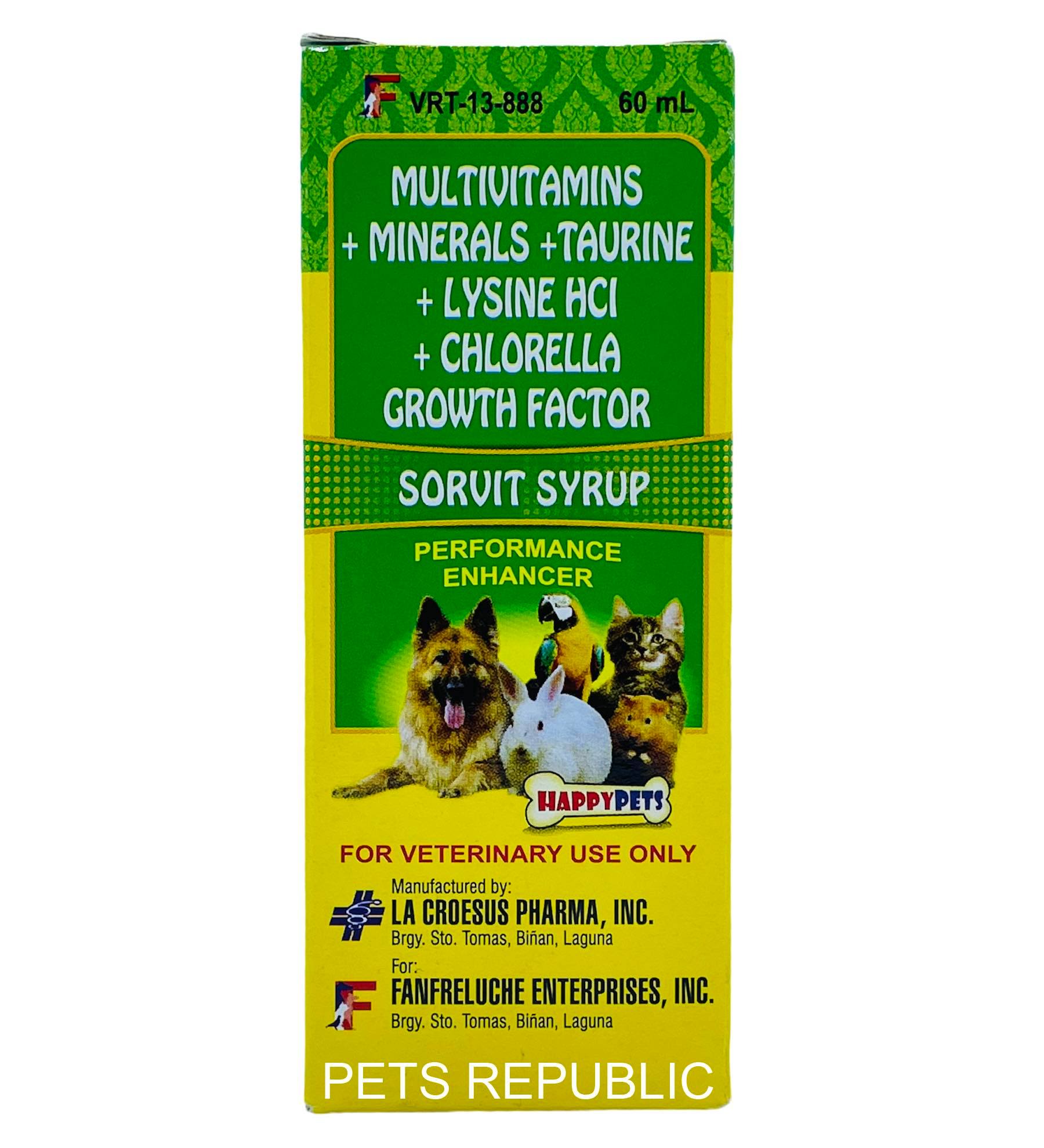 SORVIT SYRUP 120ml Multivitamins Minerals Taurine Lysine Hcl CGF