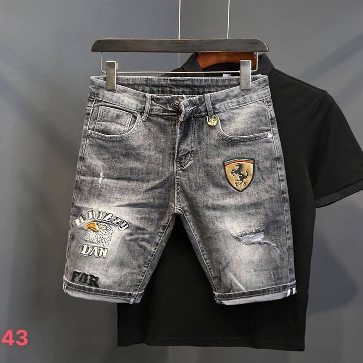 Quần Short Nam, Quần Sọt Jean Nam Cao Cấp Kiểu Cách Hàn Quốc Mới Đẹp 2022 MS02