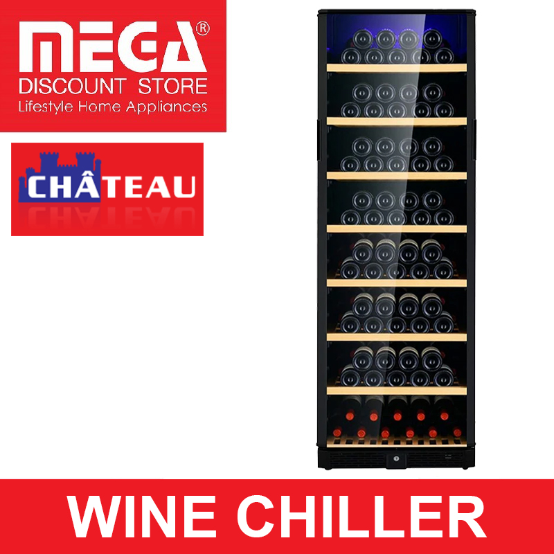 CHATEAU CW1682TH DNS 151 BOTTLES DUAL ZONE WINE CHILLER (CW 1682TH DNS