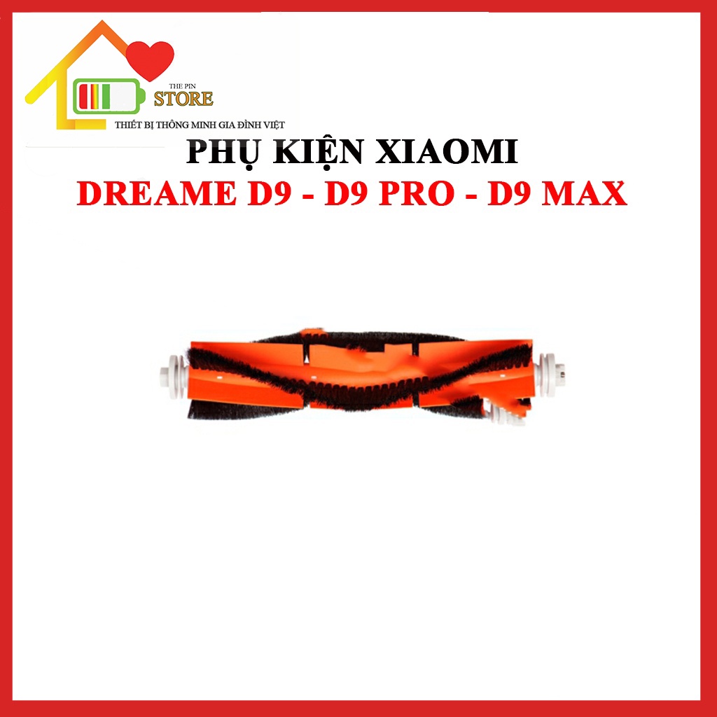 Phụ kiện robot hút dreame d9, d9 pro, d9 max. khăn lau, chổi cạnh, chổi giữa, lọc bụi..
