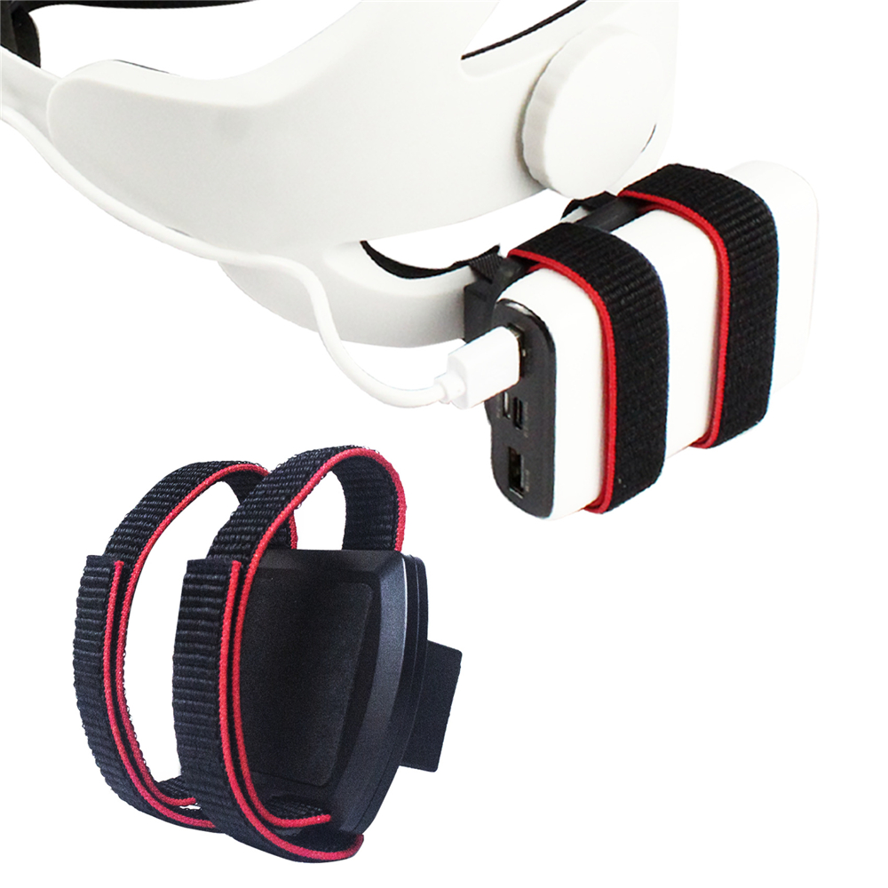 Điện thoại di động nguồn điện bên ngoài đai cố định cho Meta Quest 3 VR phụ kiện đai cố định điện Bộ kẹp kính VR phần