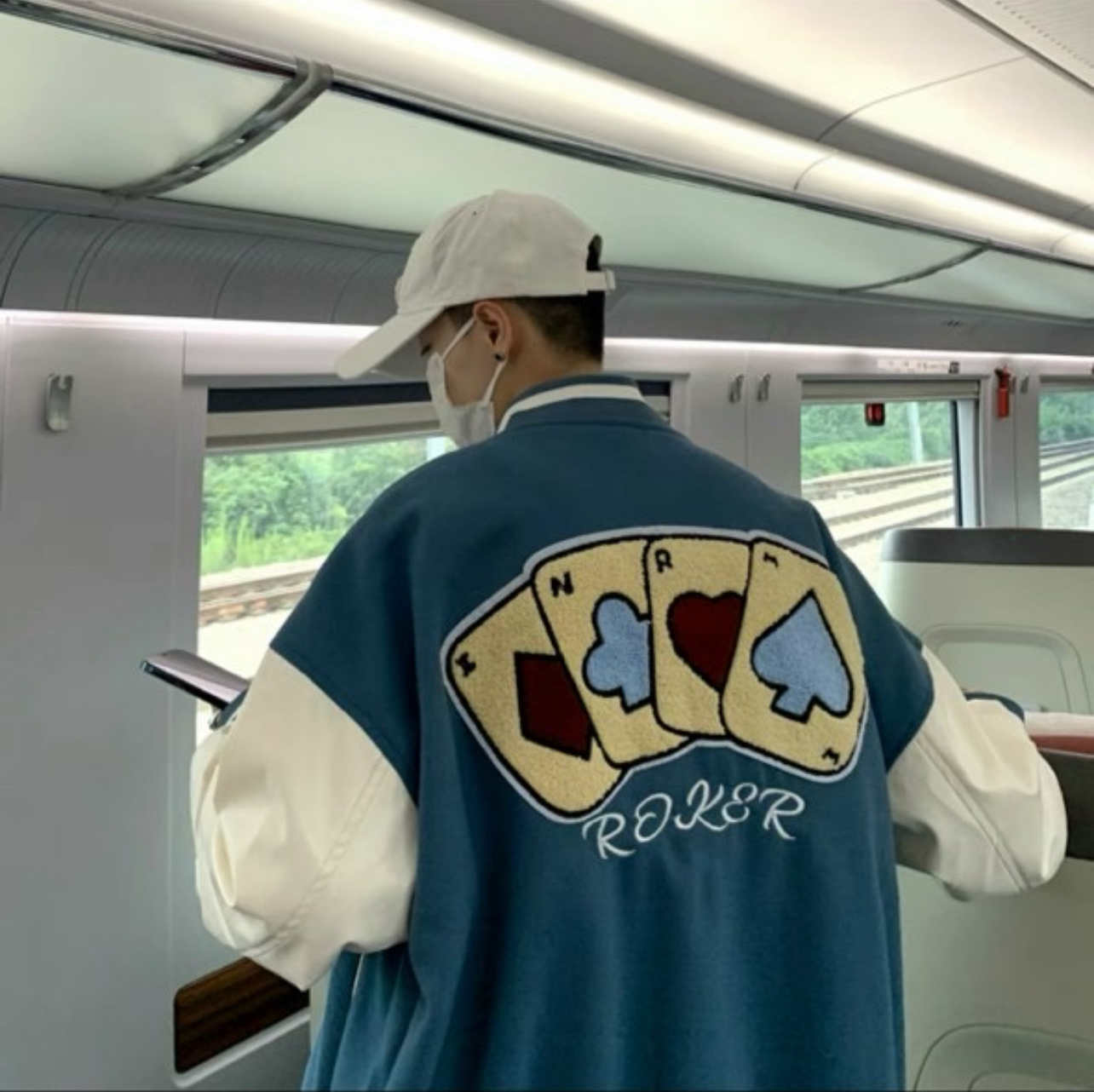 Áo khoác bomber poker in 3d siêu hot chất vải nỉ ngoại dày dặn cao cấp