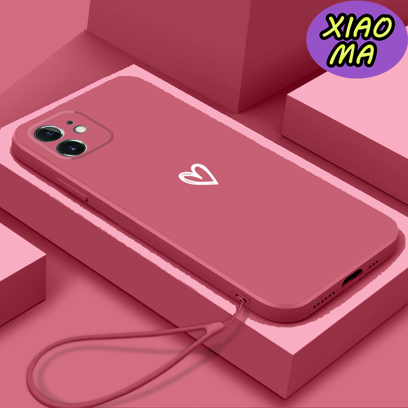 Suitable for iPhone 11 11 Pro 11 Pro Max iPhone 12 12 Mini 12 Pro 12 Pro Max iPhone 13 13 Mini 13 Pro Max iPhone 14 14 Plus 14 Pro Max iPhone X XR Xs Xs Max simple White love Heart phone case
