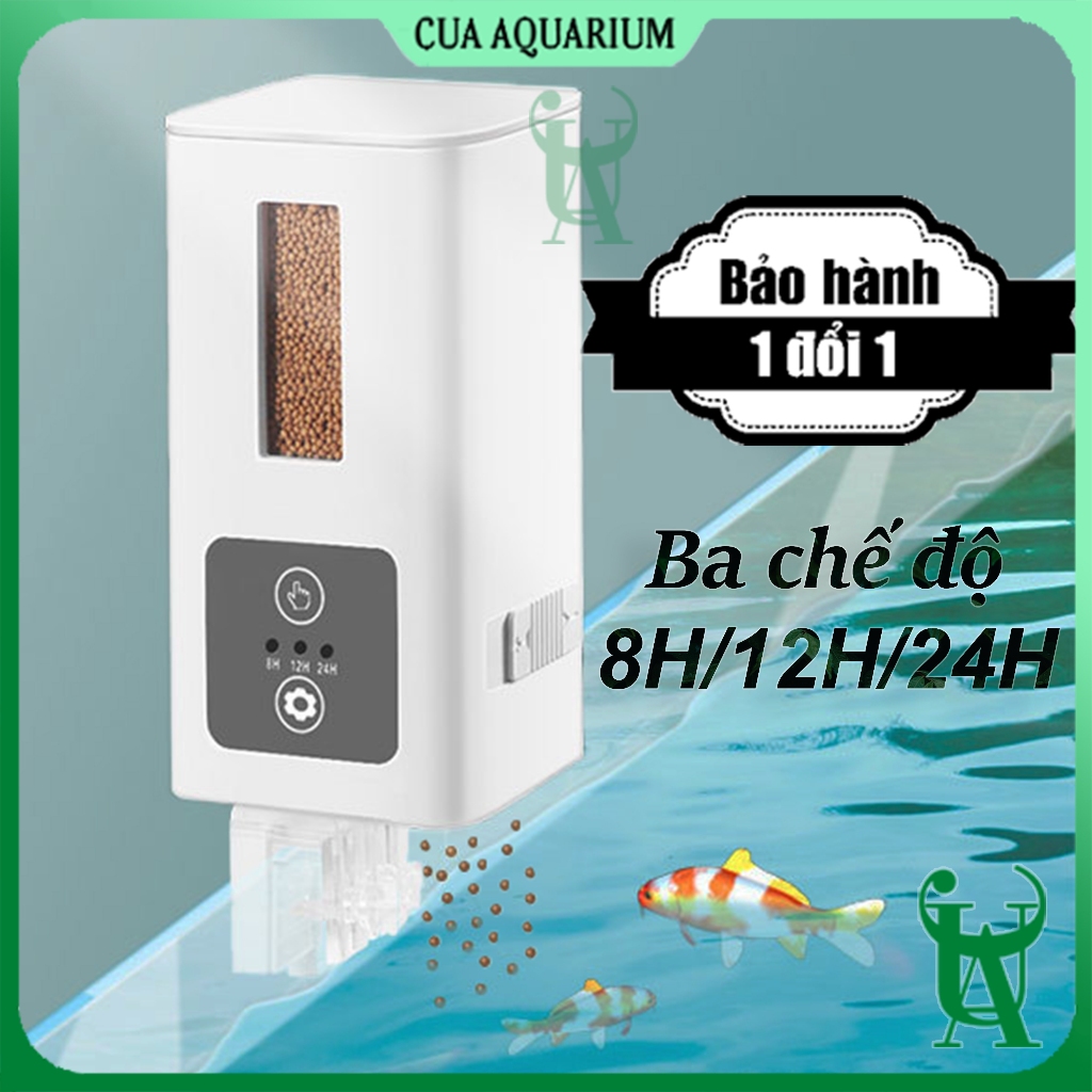 Máy cho cá ăn tự động hẹn giờ 3 chế độ (Bảo hành 1 đổi 1)