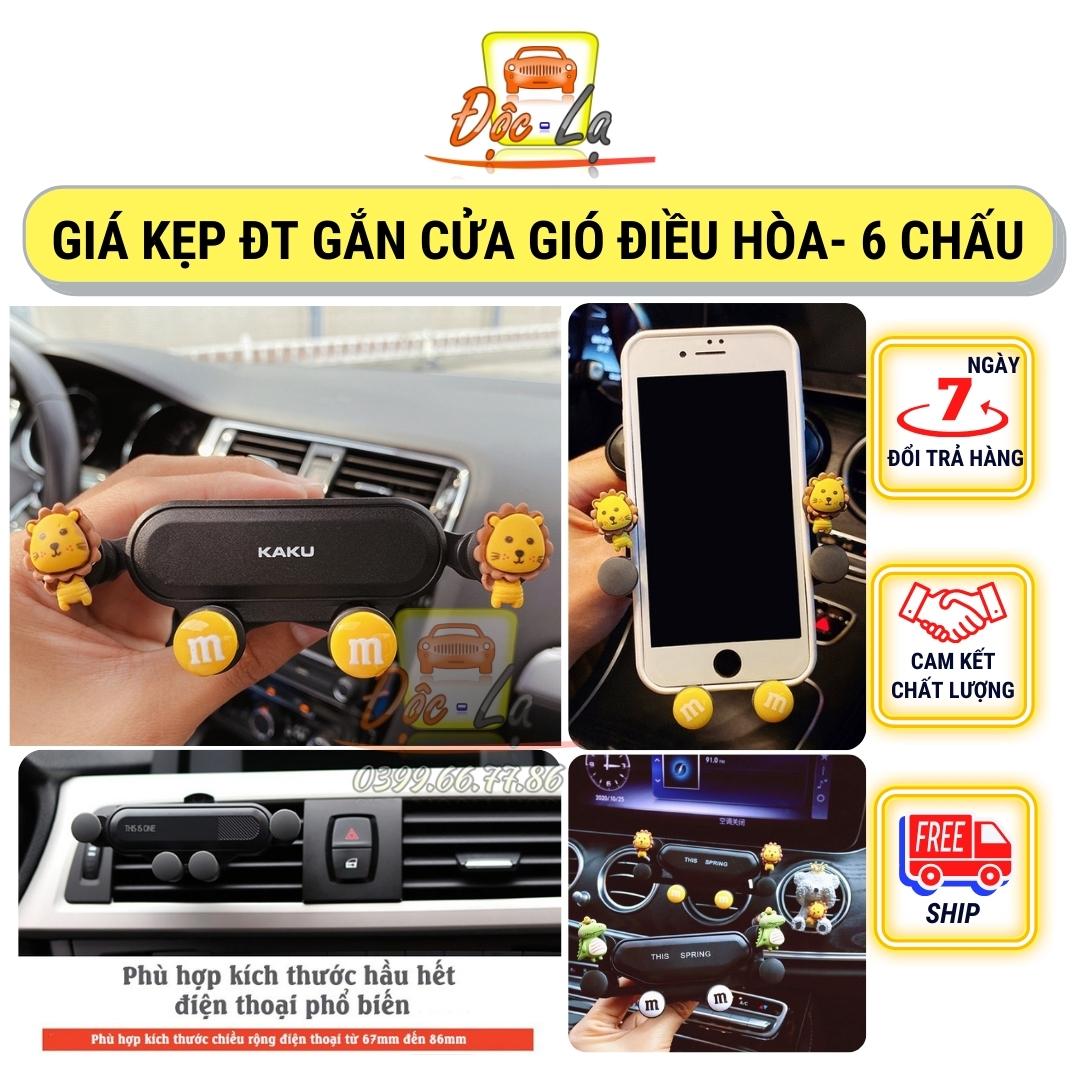 Giá Đỡ Điện Thoại This Is One Gắn Điều Hòa Xe Hơi 6 Chấu - Giá Đỡ Kẹp Điện Thoại Cửa Gió Điều Hòa Ô Tô