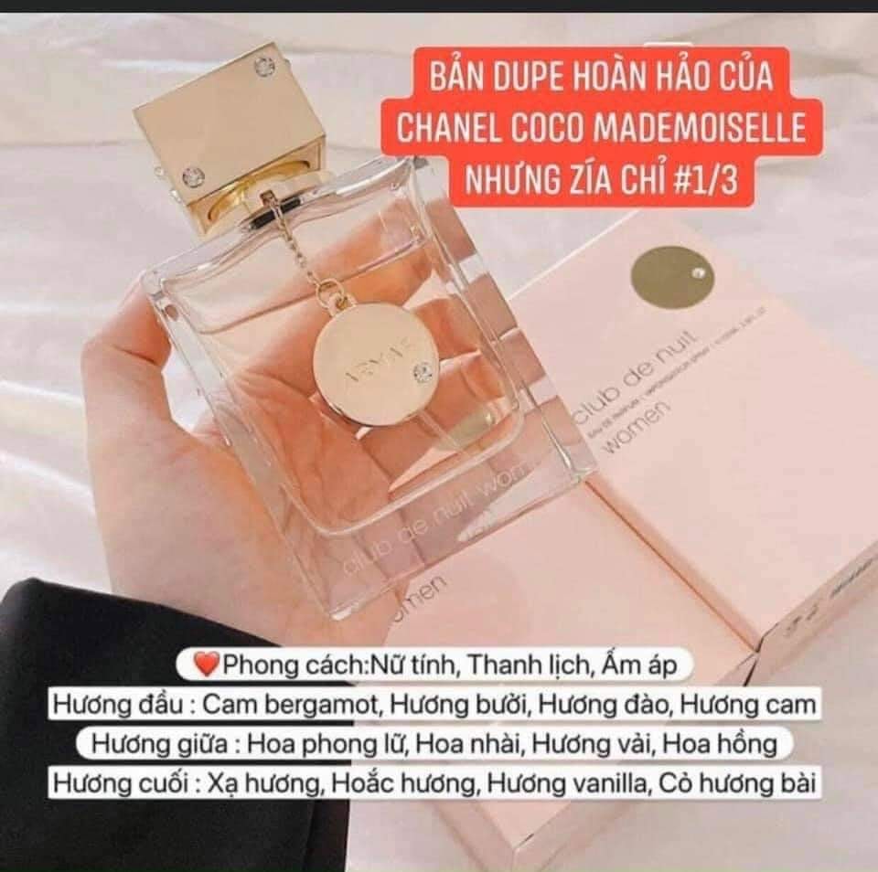 NƯỚC HOA CLUB DE NUIT WOMAN