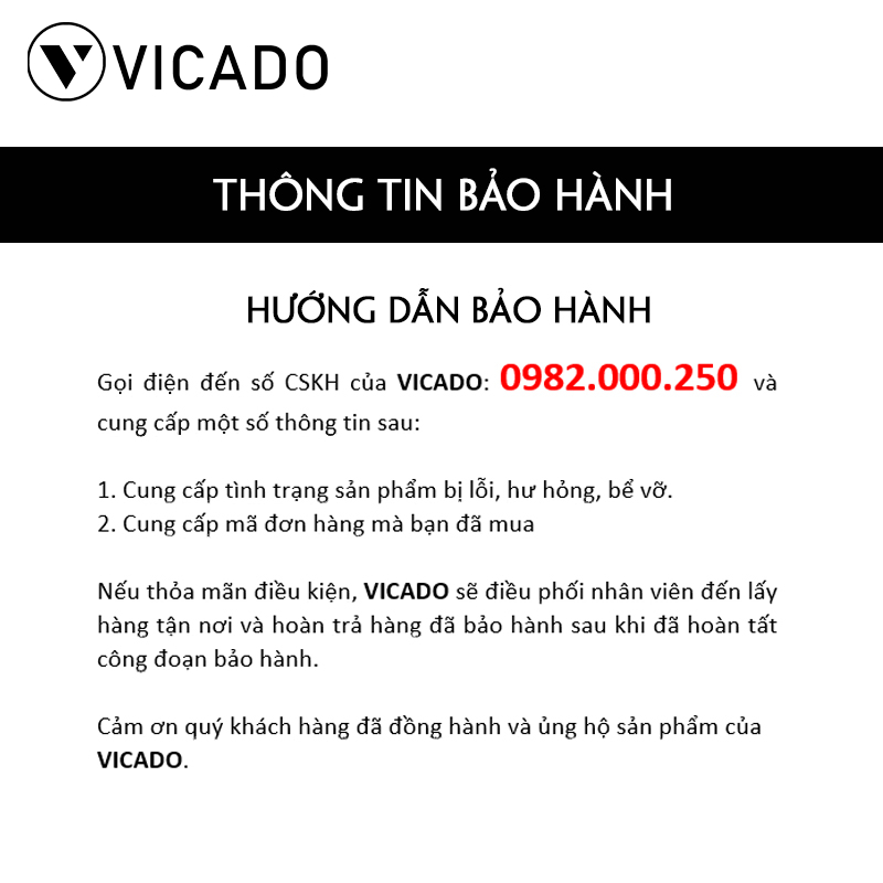 Giày nam da bò công sở Vicado VA1068 màu đen