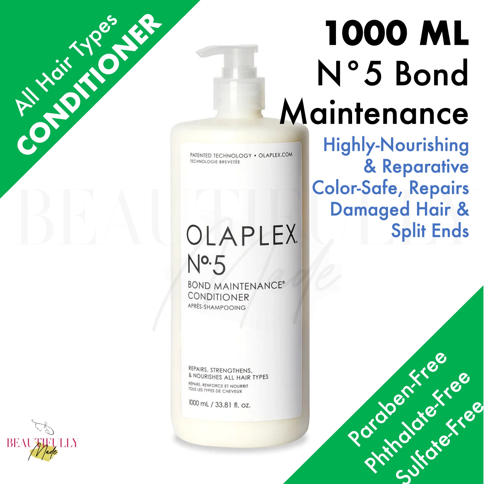 Olaplex No shops 5 Bond Maintenance Conditioner 2000mL (67.6 Fl Oz) New With Pump