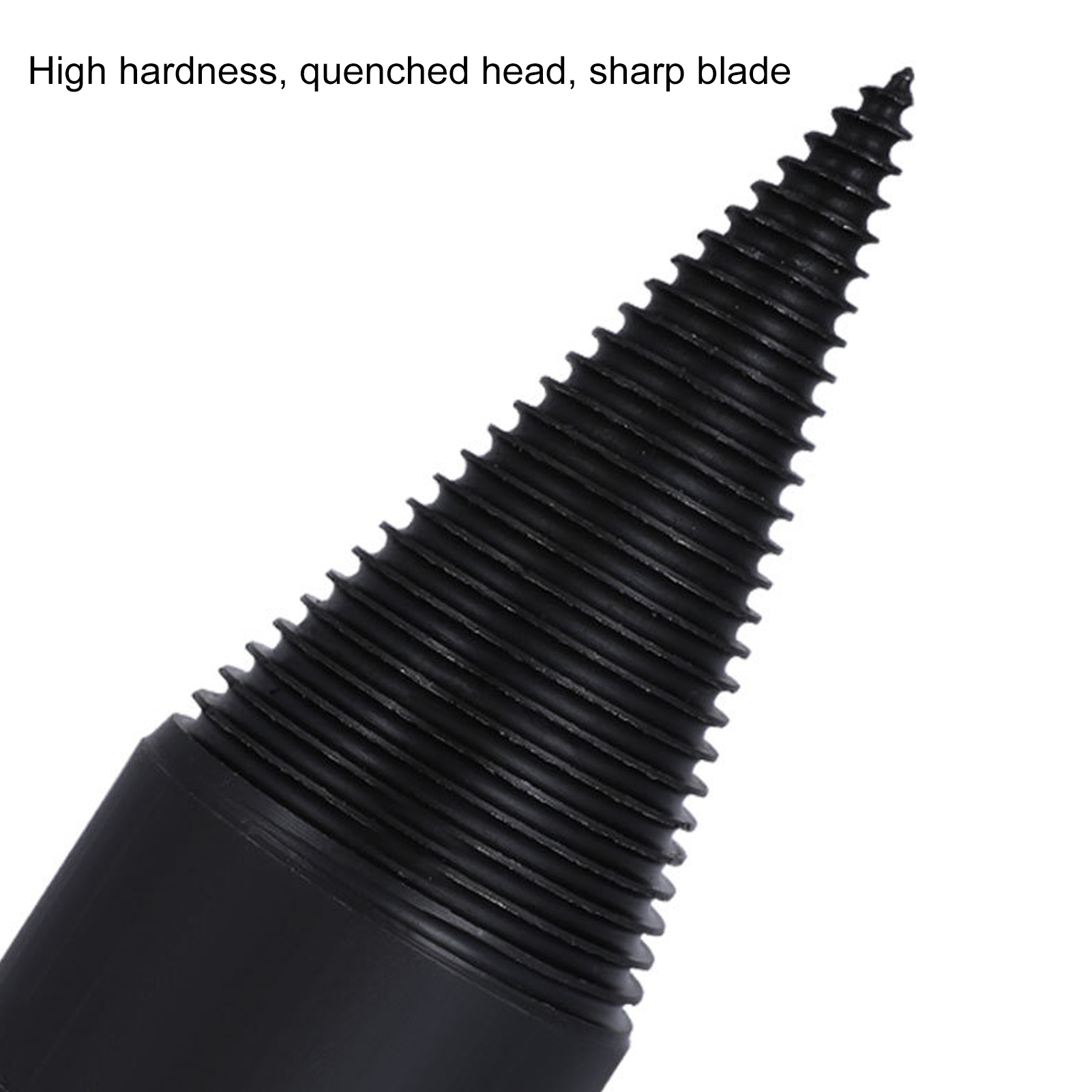 Pointed Wood Drill Bit Log Splitting Drill Bit Efficient Firewood Splitter Drill Bit High Hardness Easy to Use for Home less Than