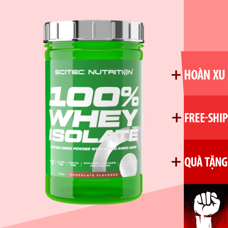 Scitec | whey protein isolate scitec - sữa tăng cơ không tăng mỡ 700g - chính hãng
