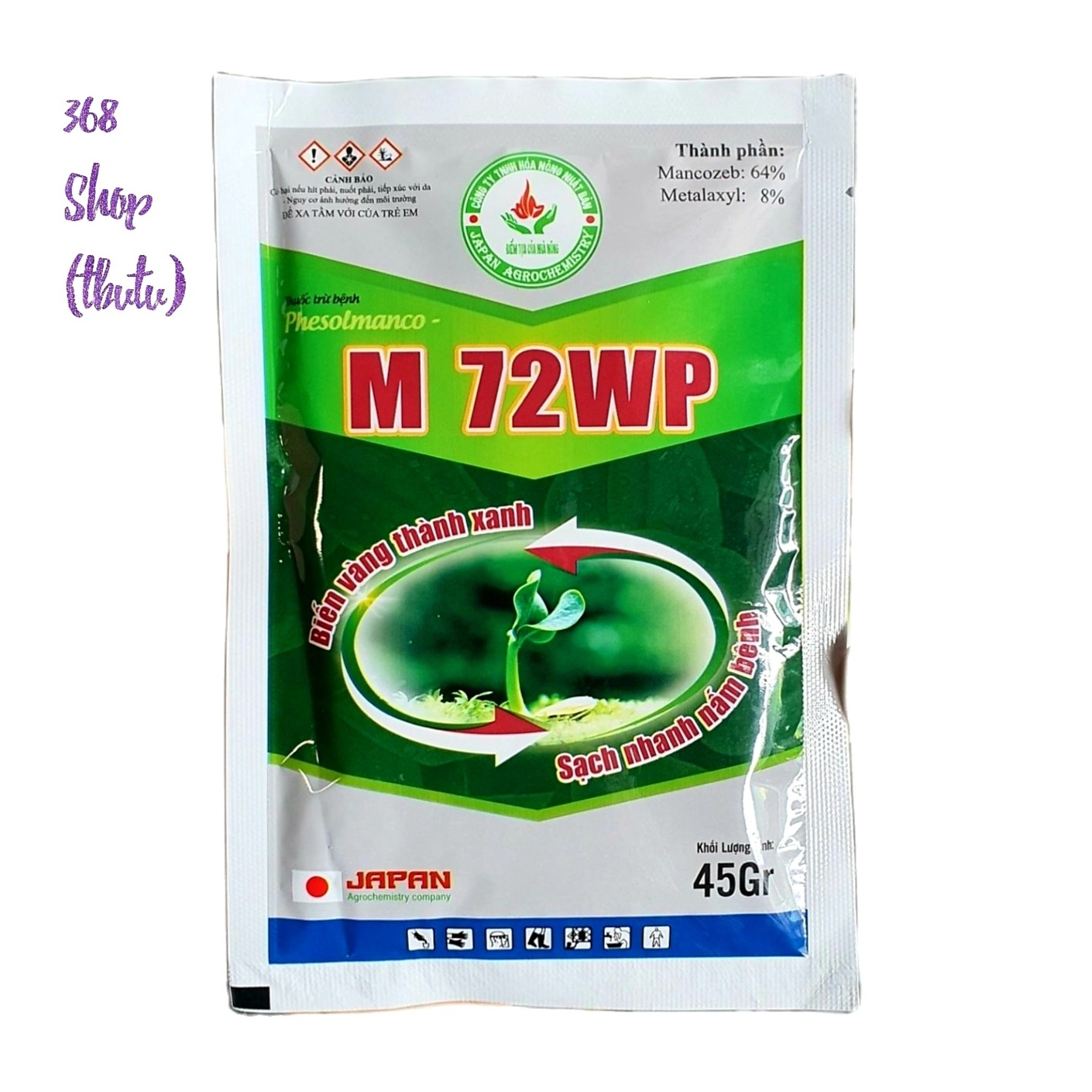 💎 thuốc trừ bệnh cây trồng m 72wp 💖 phesolmanco - hóa nông nhật bản