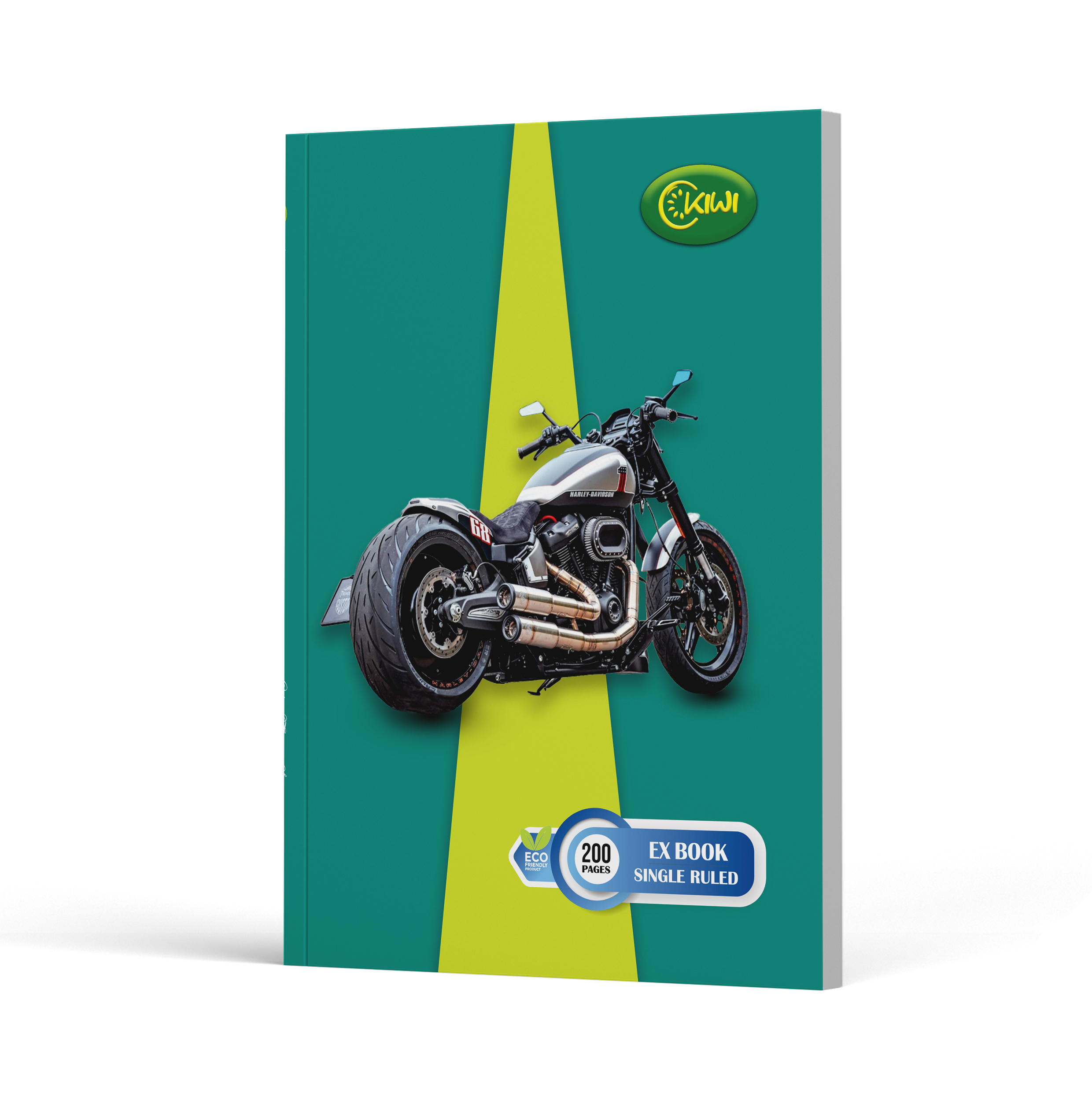 KIWI Exercise Book 200 pages = Single Ruled set - 02 Books. 