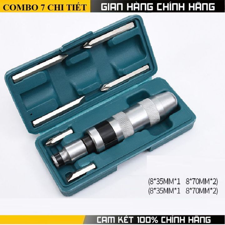 tool world Bộ tua vít đóng xoay chiều cao cấp 7 món