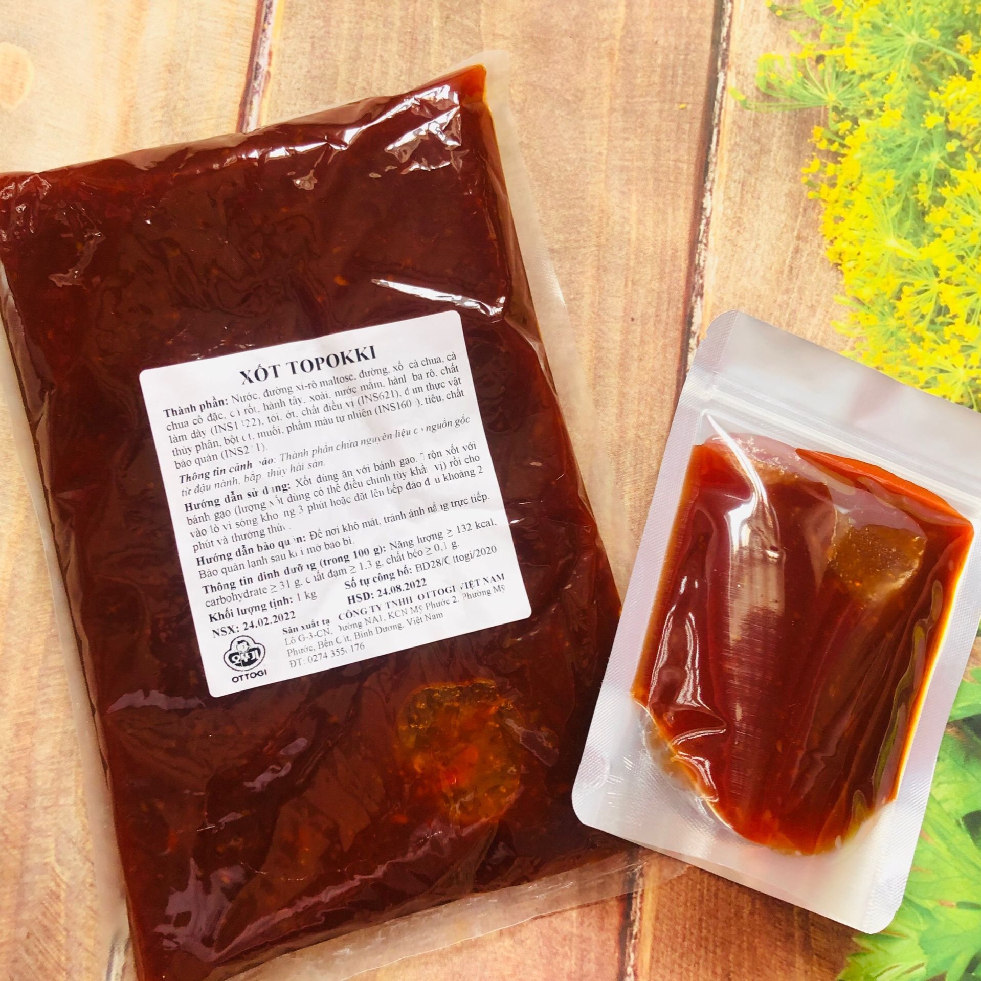 100G XỐT TOPOKKI OTTOGI VỊ CAY NGỌT