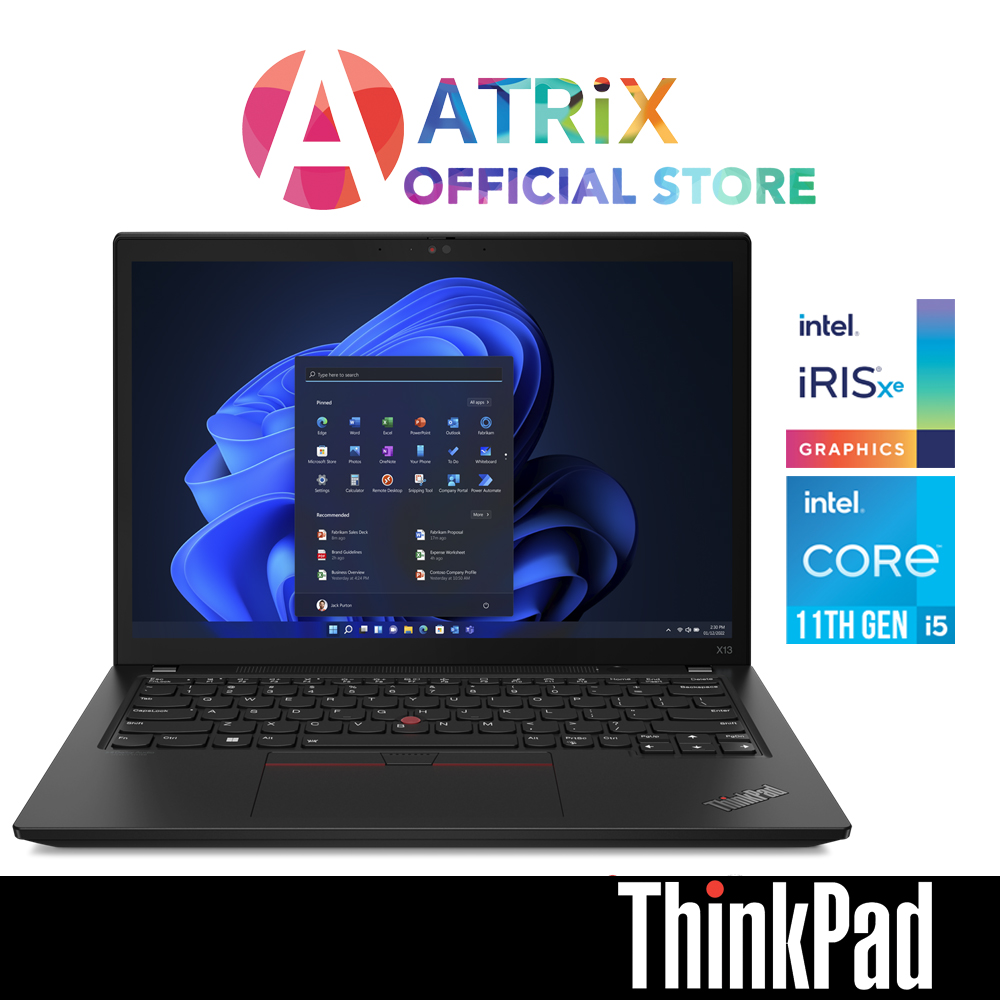 【Same Day Delivery】Lenovo ThinkPad X13 | 20WKS1S3SG | 13.3inch (1920x1200) | Intel Core i7-1165G7 | 16GB RAM | 512GB SSD | Win10 Pro | 3Y Warranty.112240