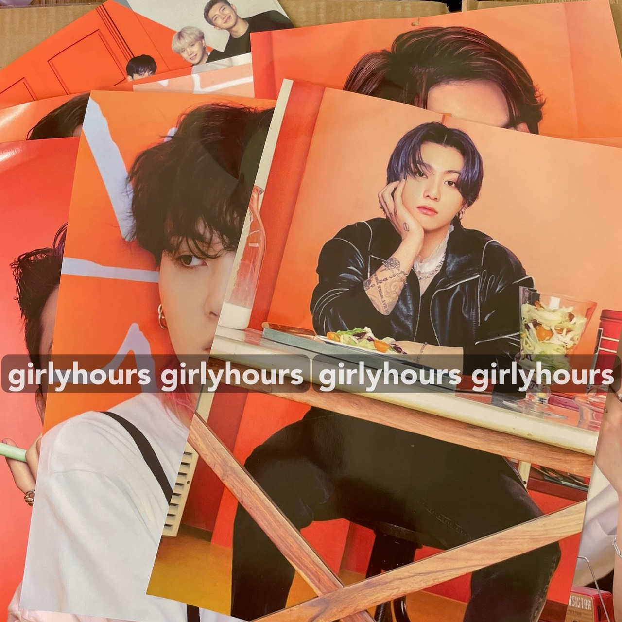 [HCM]Combo 8 tấm poster BTS khổ A3 Butter mới