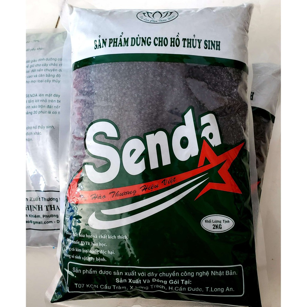 2kg phân nền senda chuyên dụng cho hồ cá thủy sinh
