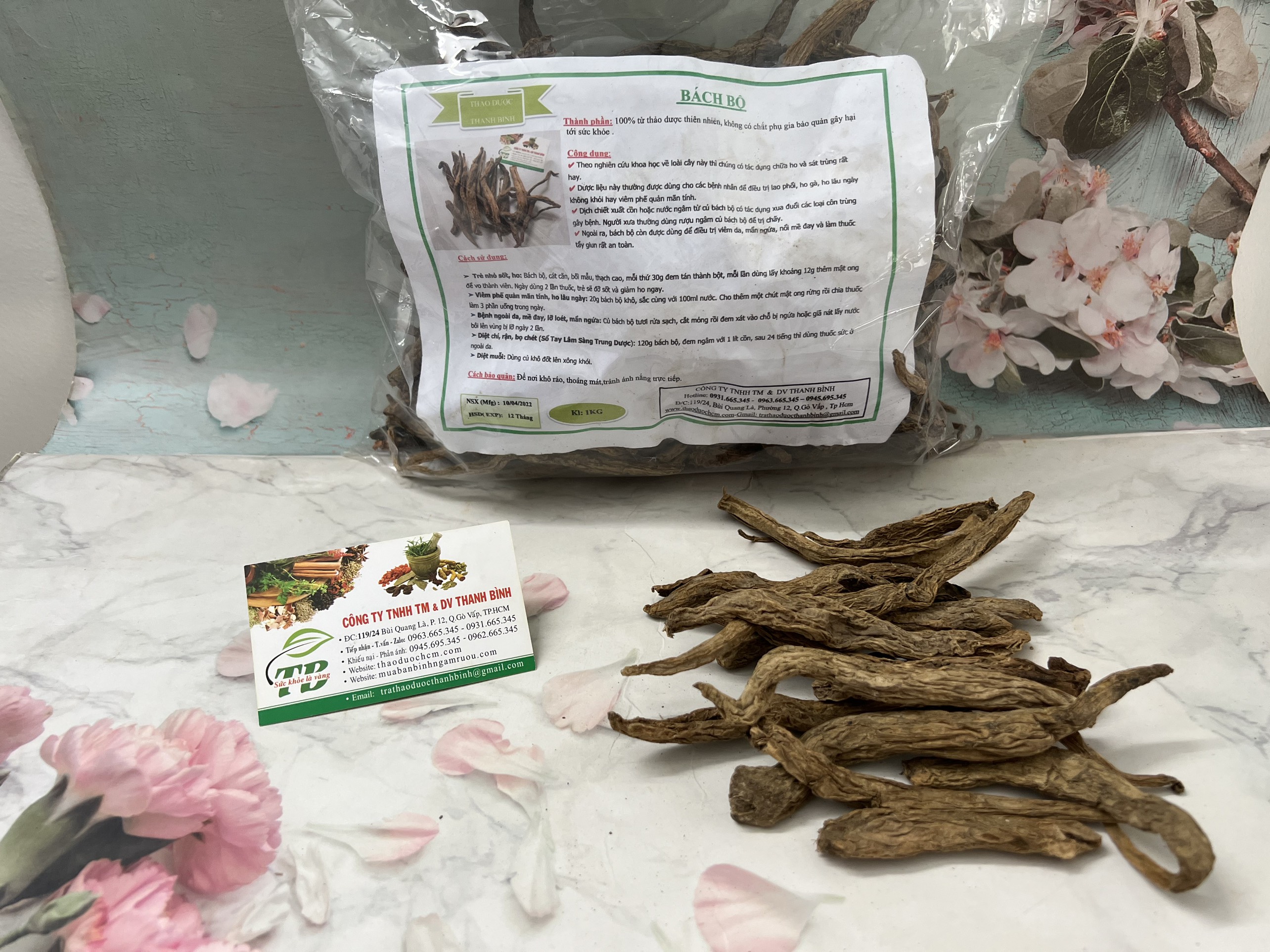 Củ Bách Bộ 100g - Hàng Công Ty 100% Tự Nhiên