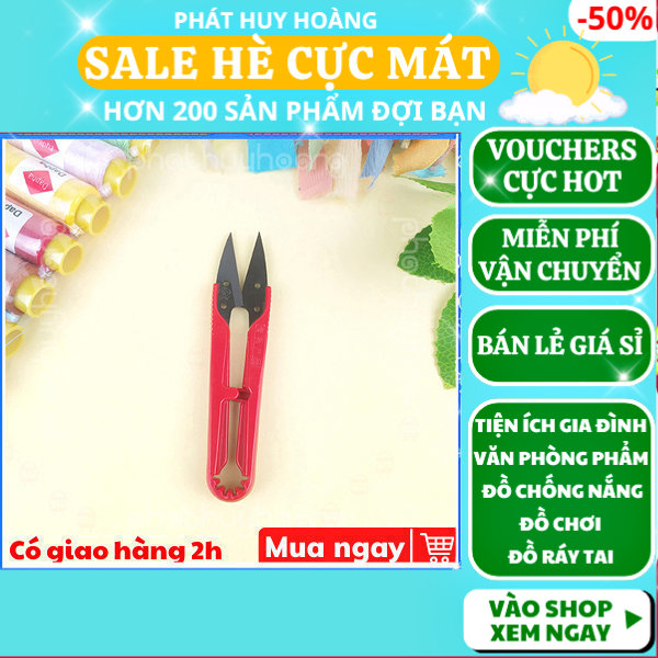 Kéo cắt chỉ tiện lợi loại tốt giá rẻ, kéo nhấp chỉ mini cao cấp, kéo cắt may chỉ thêu loại bé, kéo bấm chỉ may vá thủ công, phụ kiện may quần áo chuyên nghiệp, kéo cắt các loại chỉ thừa quần áo, Phát Huy Hoàng