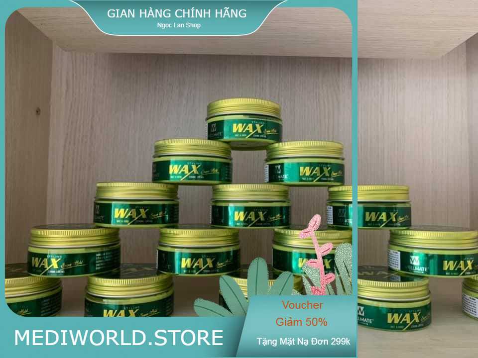 Wax tạo nếp tóc nam wellmate