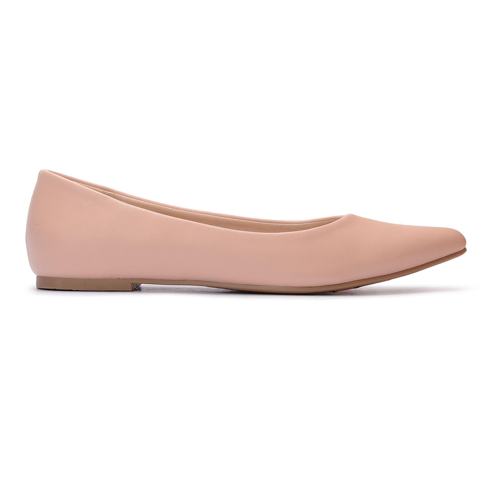 blush pointed flats