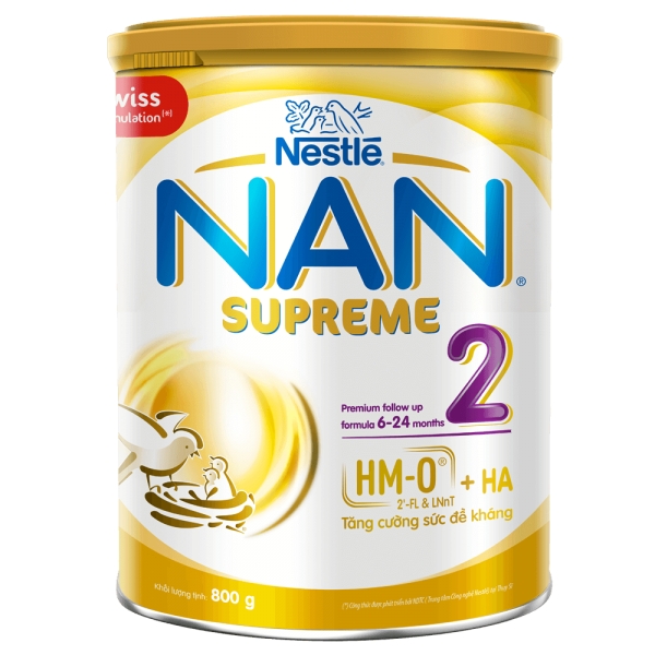 Sữa Bột NAN Supreme 5HMO 2 800g HSD 12-2023