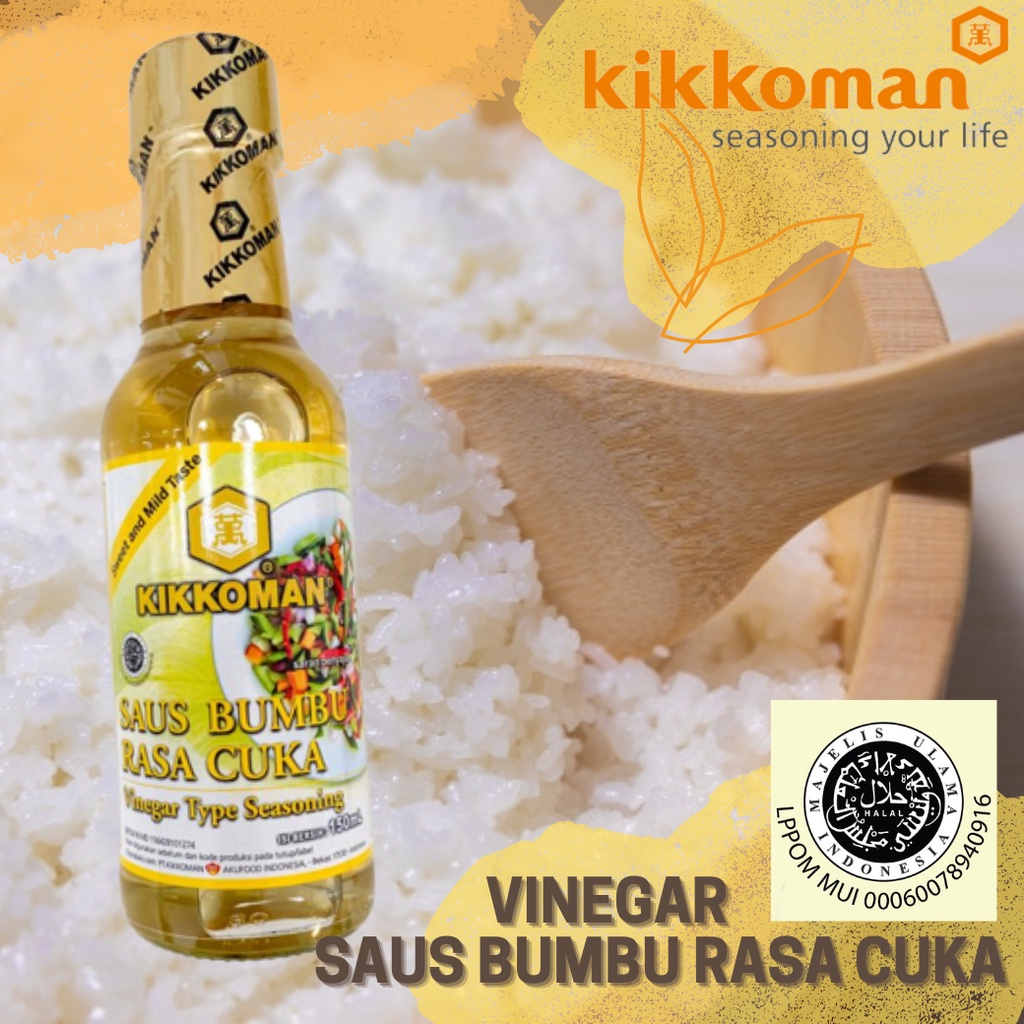**Halal** Vinegar Type Seasoning (SAUS BUMBU RASA CUKA) [Kikkoman