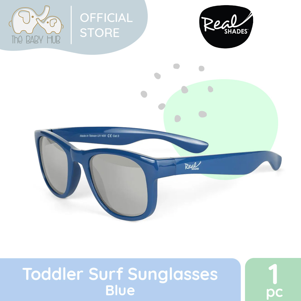 Real Shades Black Surf Unbreakable UV Iconic Sunglasses