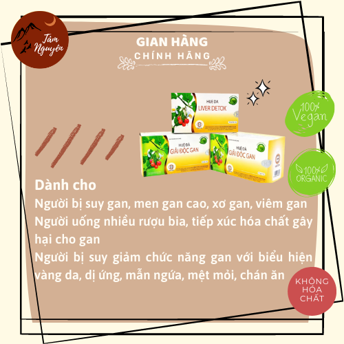 [CAO CẤP] Giải độc gan Huệ Đà 30 gói*3g